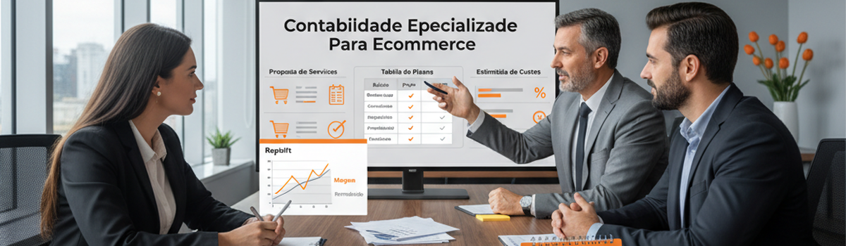 Ilustracao sobre Contabilidade Especializada Para Ecommerce