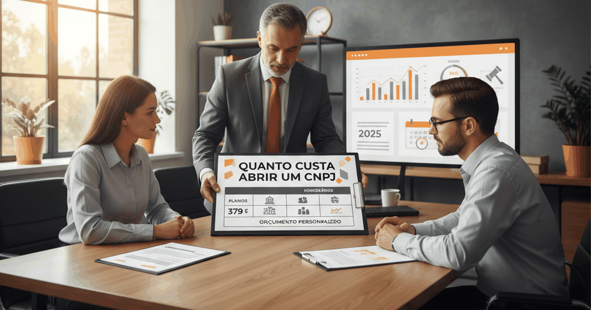 Ilustracao sobre Quanto Custa Abrir Um CNPJ em 2025